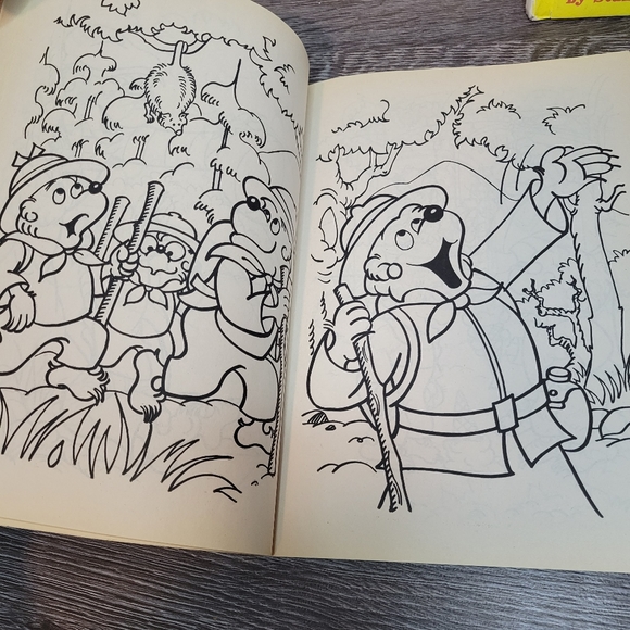 The Berenstain Bears Vintage Colouring Book and Story Book Bundle - Picture 4 of 12